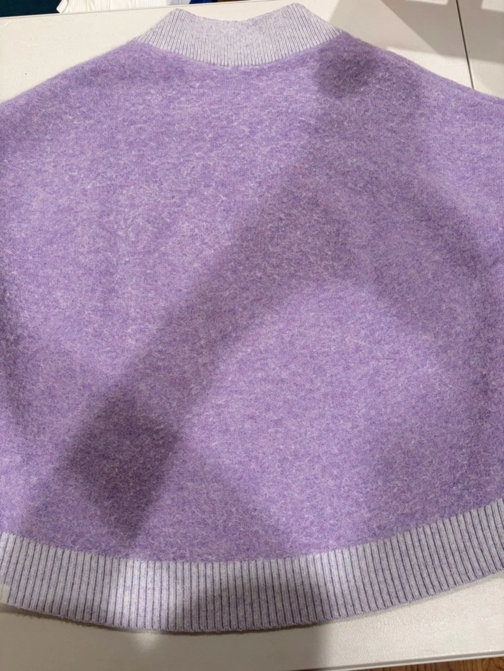 Lululemon Sweater Womens Small Purple Alpaca Merino Wool V Neck Stretch Pullover